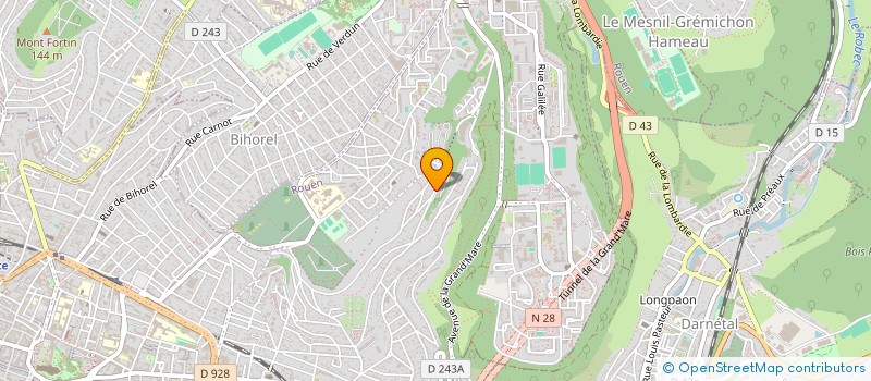 localisation de l'entreprise COPROP*HELVETIA à ROUEN