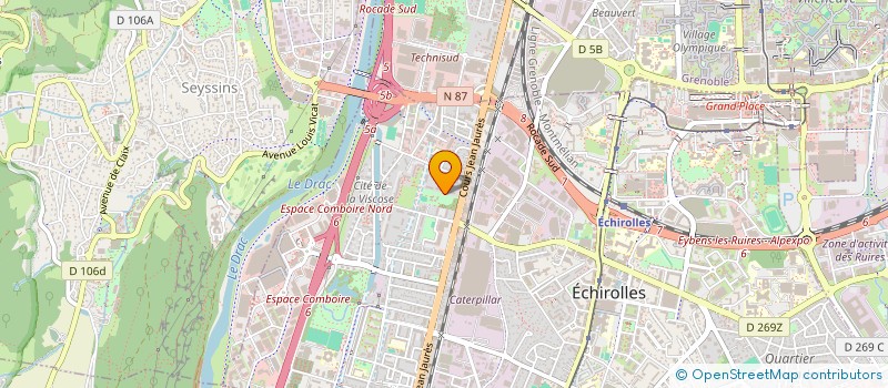 localisation de l'entreprise COPROP HENRI IV à ECHIROLLES