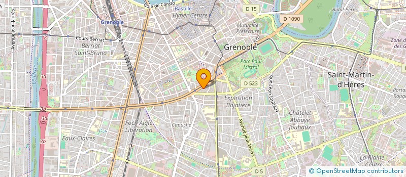 localisation de l'entreprise COPROP IDEAL  GRENOBLE