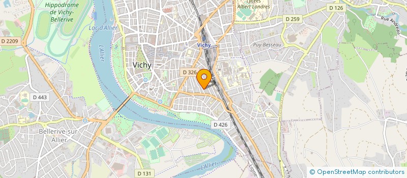 localisation de l'entreprise COPROP ILE DE FRANCE à VICHY