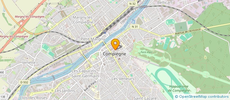 localisation de l'entreprise COPROP IMB 11R LT DUCLOUX  COMPIEGNE