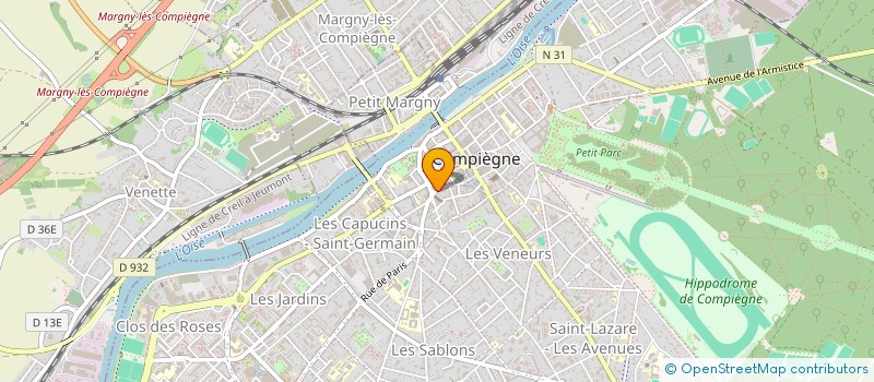 localisation de l'entreprise COPROP IMB 12 R ST ANTOINE  COMPIEGNE