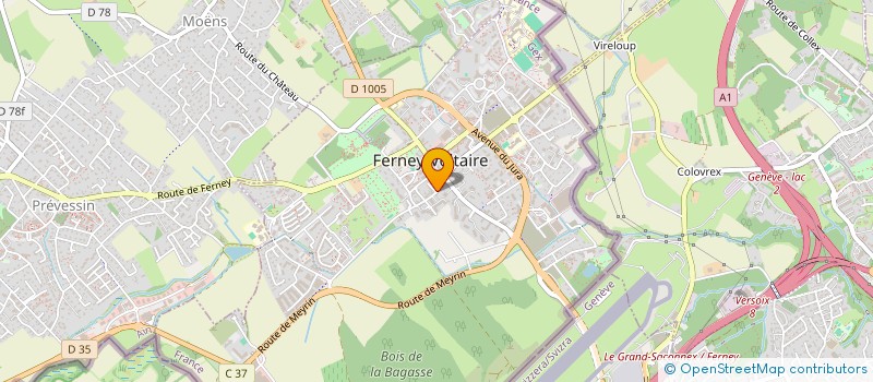 localisation de l'entreprise COPROP IMM LE ST GERMAIN à FERNEY-VOLTAIRE