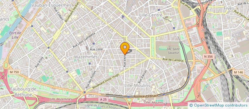 localisation de l'entreprise COPROP IMMEUBLE 39-41 ET 41 BIS RUE DE LENS à LILLE