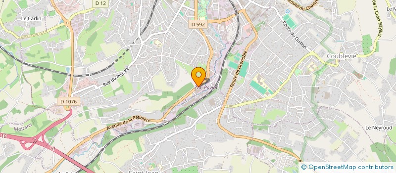 localisation de l'entreprise COPROP IMMEUBLE COOP  VOIRON