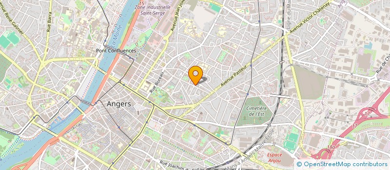 localisation de l'entreprise COPROP J DU BELLAY à ANGERS