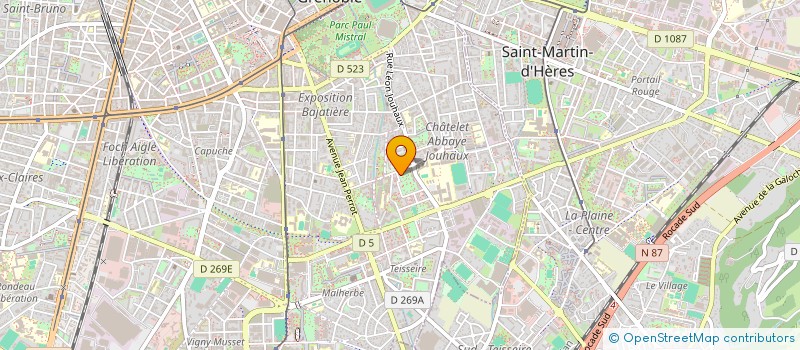 localisation de l'entreprise COPROP JEAN BART  GRENOBLE