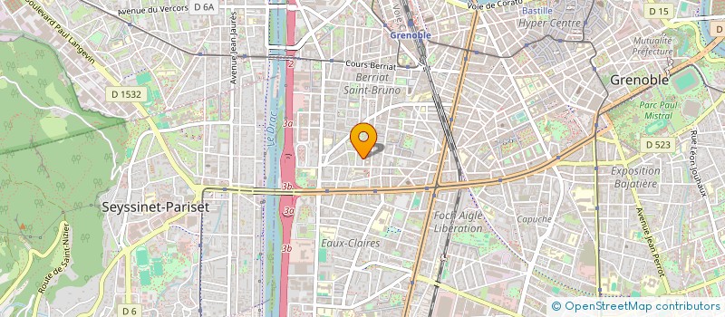 localisation de l'entreprise COPROP JOYA  GRENOBLE