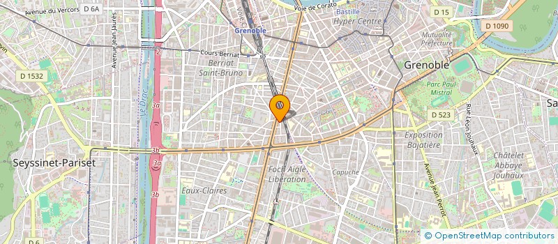 localisation de l'entreprise COPROP L AIGLE  GRENOBLE