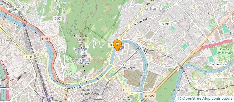 localisation de l'entreprise COPROP L'AVIRON  GRENOBLE