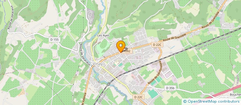 localisation de l'entreprise COPROP L'IBIS  VINAY