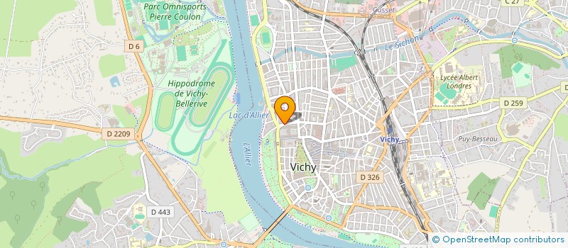 localisation de l'entreprise COPROP LA FAYETTE à VICHY