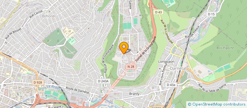 localisation de l'entreprise COPROP*LA FERME à ROUEN