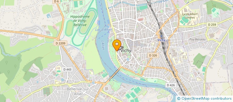 localisation de l'entreprise COPROP LA MALMAISON à VICHY