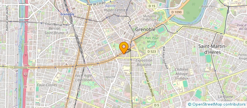 localisation de l'entreprise COPROP LA MARNE  GRENOBLE