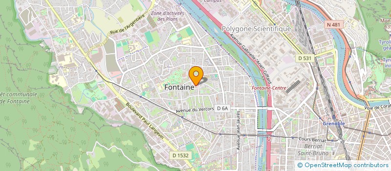 localisation de l'entreprise COPROP LA PALOMBIERE  FONTAINE