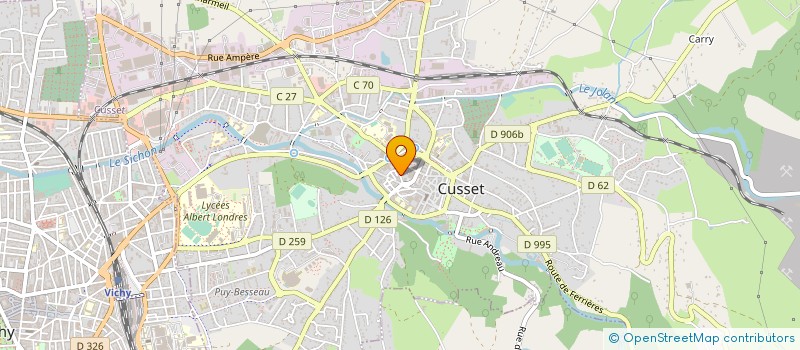 localisation de l'entreprise COPROP LA PLEIADE à CUSSET