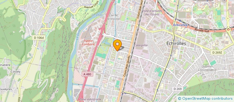 localisation de l'entreprise COPROP LA PONATIERE à ECHIROLLES