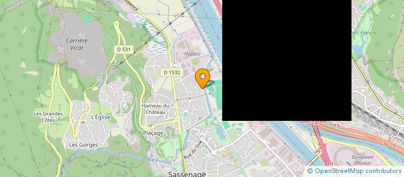 localisation de l'entreprise COPROP LA ROLLANDIERE  SASSENAGE