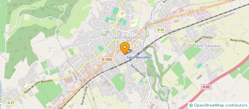 localisation de l'entreprise COPROP LA ROSERAIE  SAINT-MARCELLIN