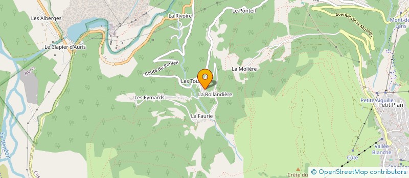 localisation de l'entreprise COPROP LA SOLDANELLE  LES DEUX ALPES