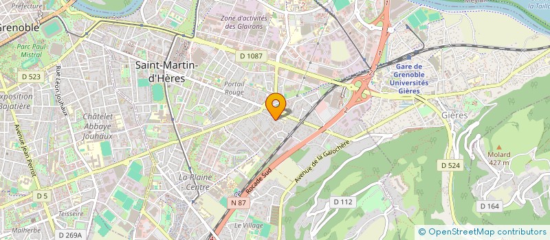 localisation de l'entreprise COPROP LANGEVIN  SAINT-MARTIN-D'HERES