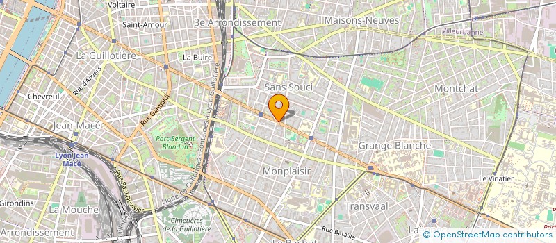 localisation de l'entreprise COPROP LE 6 ME AVENUE  LYON