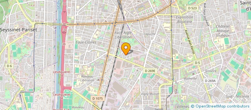 localisation de l'entreprise COPROP LE BALZAC  GRENOBLE