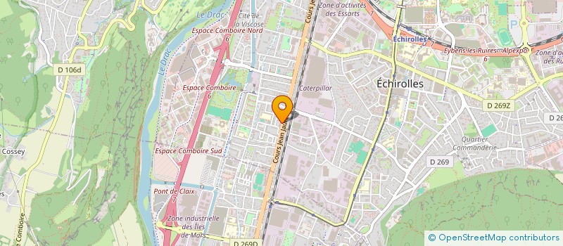 localisation de l'entreprise COPROP LE BAYARD à ECHIROLLES