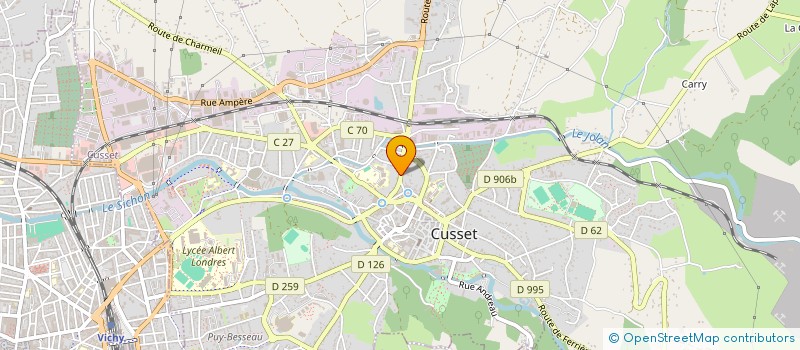 localisation de l'entreprise COPROP LE BEAULIEU à CUSSET