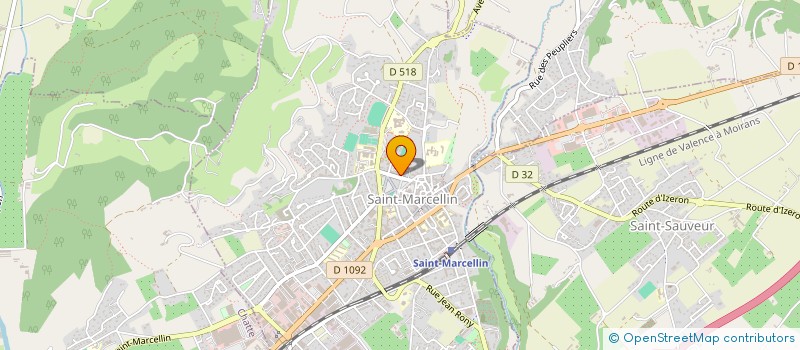 localisation de l'entreprise COPROP LE BELLEVUE  SAINT-MARCELLIN