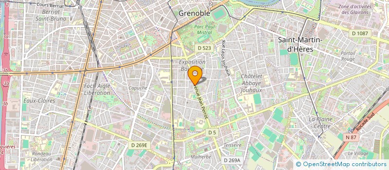 localisation de l'entreprise COPROP LE BELVEDERE  GRENOBLE