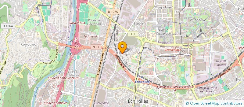 localisation de l'entreprise COPROP LE BOURG NEUF  ECHIROLLES