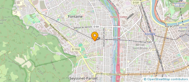 localisation de l'entreprise COPROP LE BRIAND 6 ET 8  FONTAINE