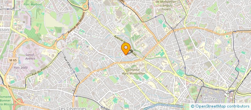 localisation de l'entreprise COPROP LE CERVANTES à MONTPELLIER