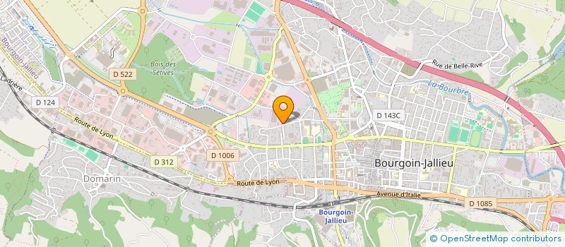 localisation de l'entreprise COPROP LE CHANTILLY  BOURGOIN-JALLIEU