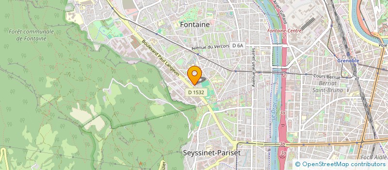 localisation de l'entreprise COPROP LE CHARMANT SOM  FONTAINE