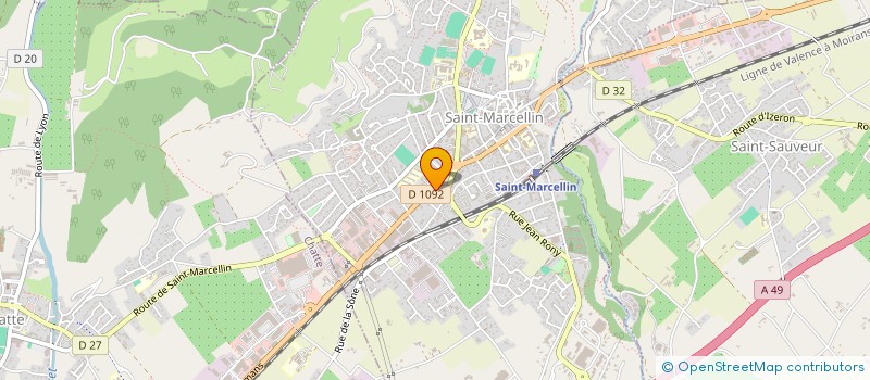 localisation de l'entreprise COPROP LE CLAIR VIVRE  SAINT-MARCELLIN