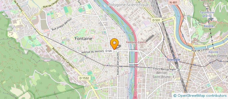 localisation de l'entreprise COPROP LE CLAIREFONTAINE  FONTAINE