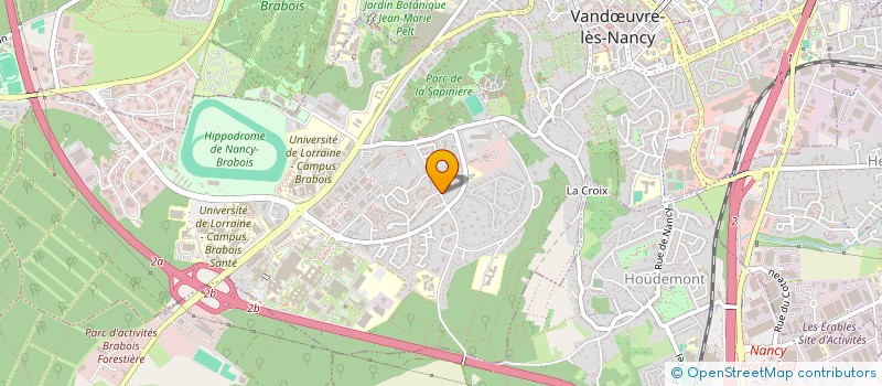 localisation de l'entreprise COPROP LE CLOS DES EPIS  VANDUVRE-LES-NANCY