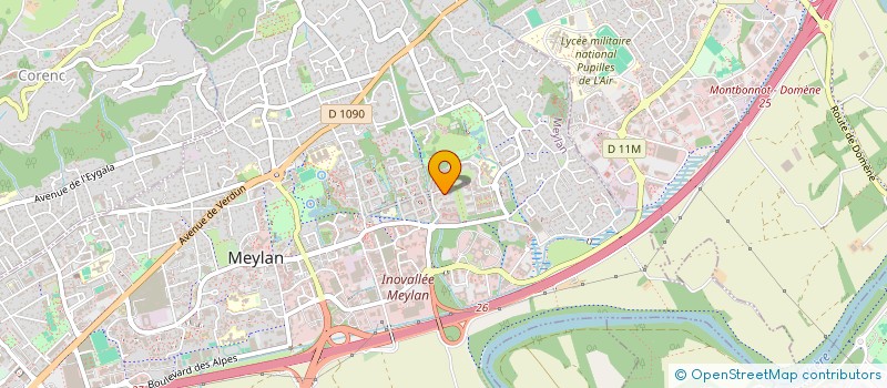 localisation de l'entreprise COPROP LE CLOS MAUPERTUIS  MEYLAN