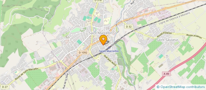 localisation de l'entreprise COPROP LE COLOMBIER  SAINT-MARCELLIN