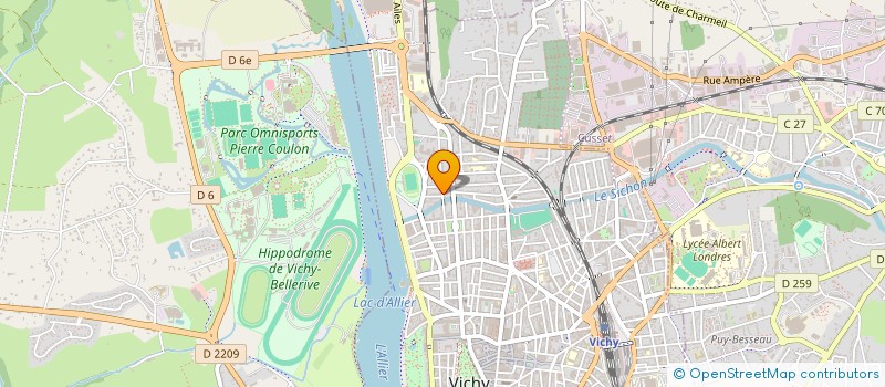 localisation de l'entreprise COPROP LE CONSTANTINE à VICHY