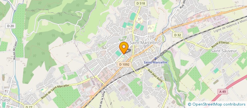 localisation de l'entreprise COPROP LE COTTAGE  SAINT-MARCELLIN