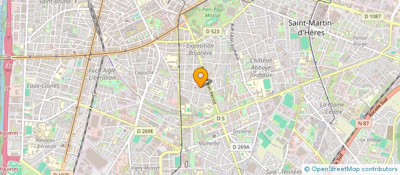 localisation de l'entreprise COPROP LE FAMILIAL  GRENOBLE