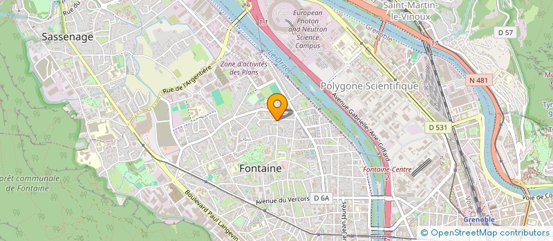 localisation de l'entreprise COPROP LE FURON  FONTAINE