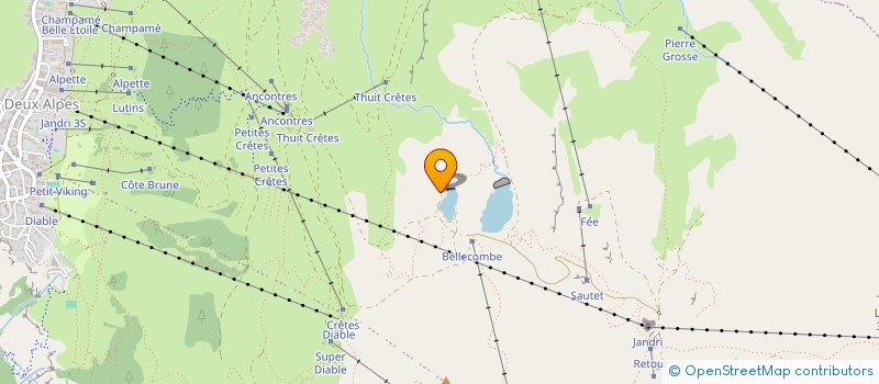 localisation de l'entreprise COPROP LE JANDRI  LES DEUX ALPES