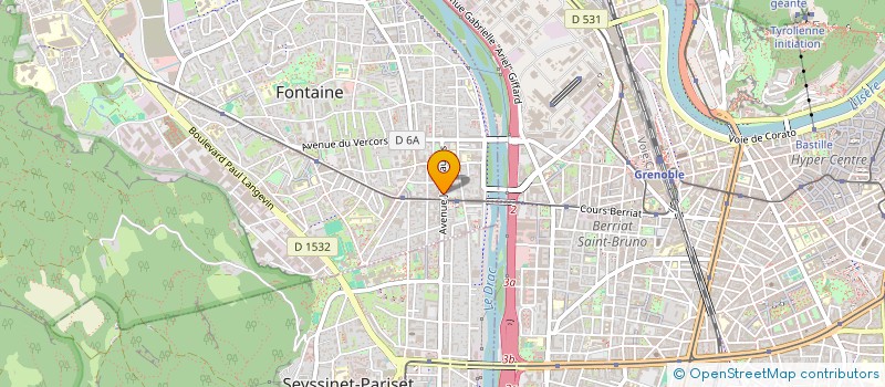 localisation de l'entreprise COPROP LE JAURES  FONTAINE