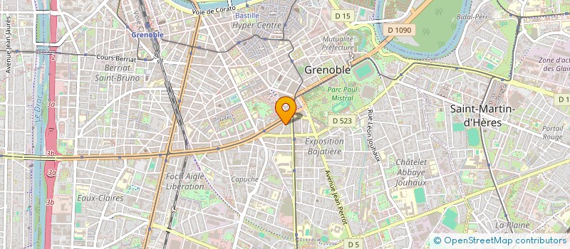 localisation de l'entreprise COPROP LE JOFFRE  GRENOBLE