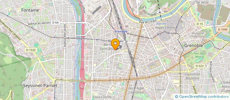 localisation de l'entreprise COPROP LE LEVANT  GRENOBLE